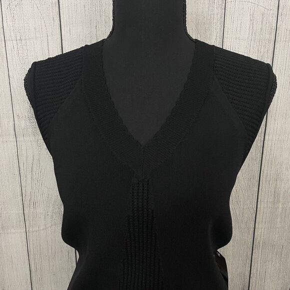 Rachel by Rachel Roy Women's XXL Black Cropped Top NWT $79 - Picture 2 of 9